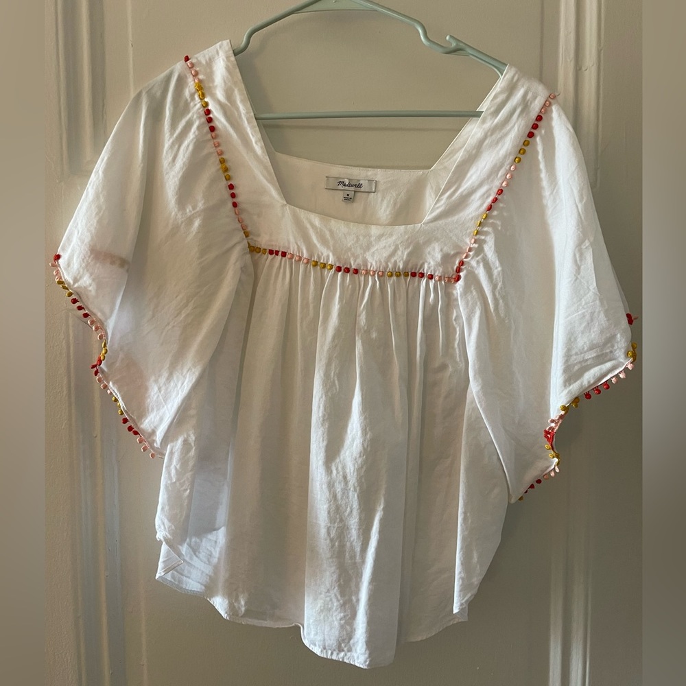 White Madewell Party Top